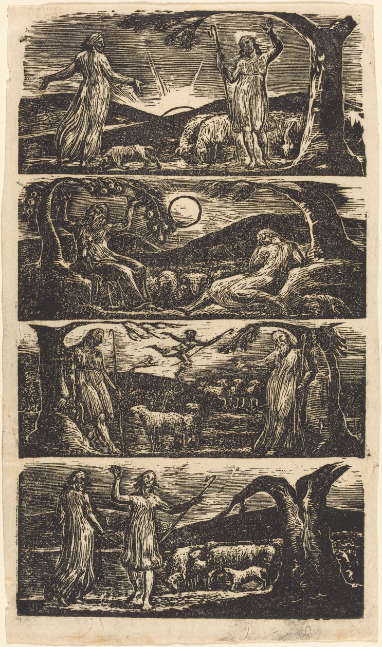 The Pastorals of Virgil, 1821. od William Blake