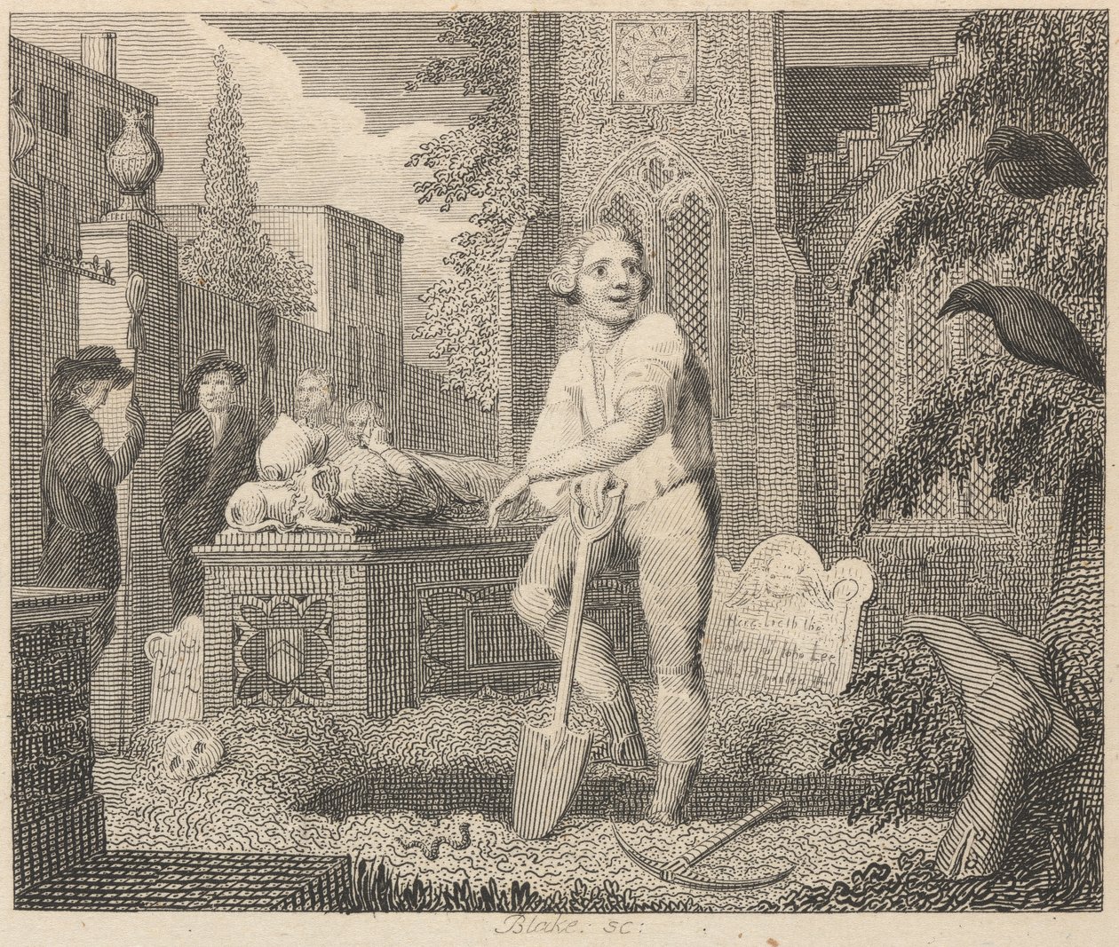 Havrani, Sexton a žížala od William Blake
