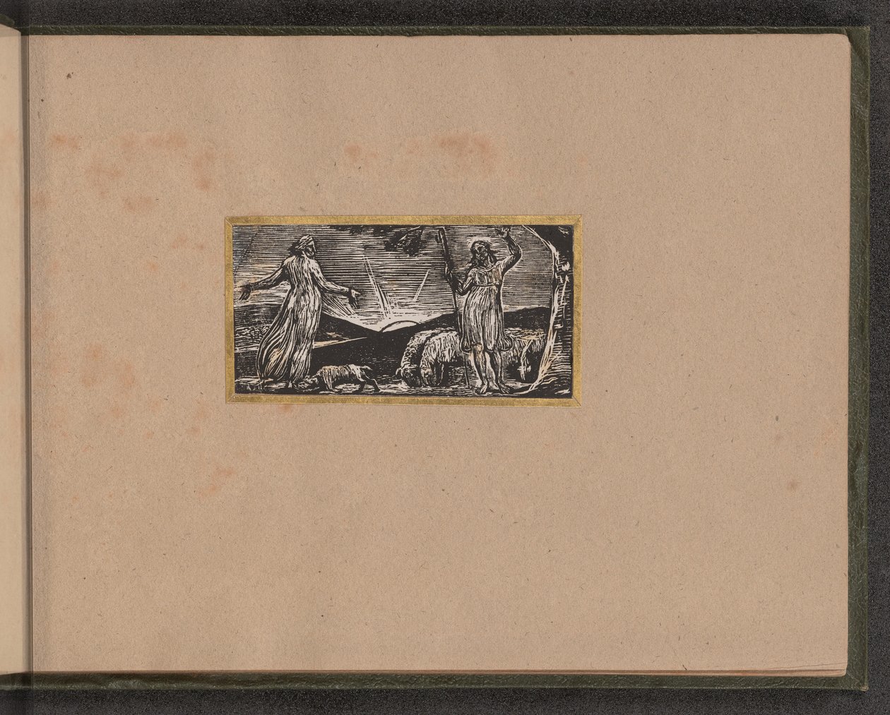 Thenot Remonstrates s Colinet, 1821. od William Blake