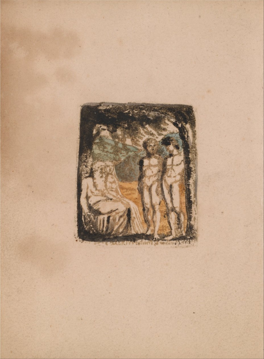 There Is No Natural Religion, Plate 1, Frontispiece (Bentley a1) od William Blake