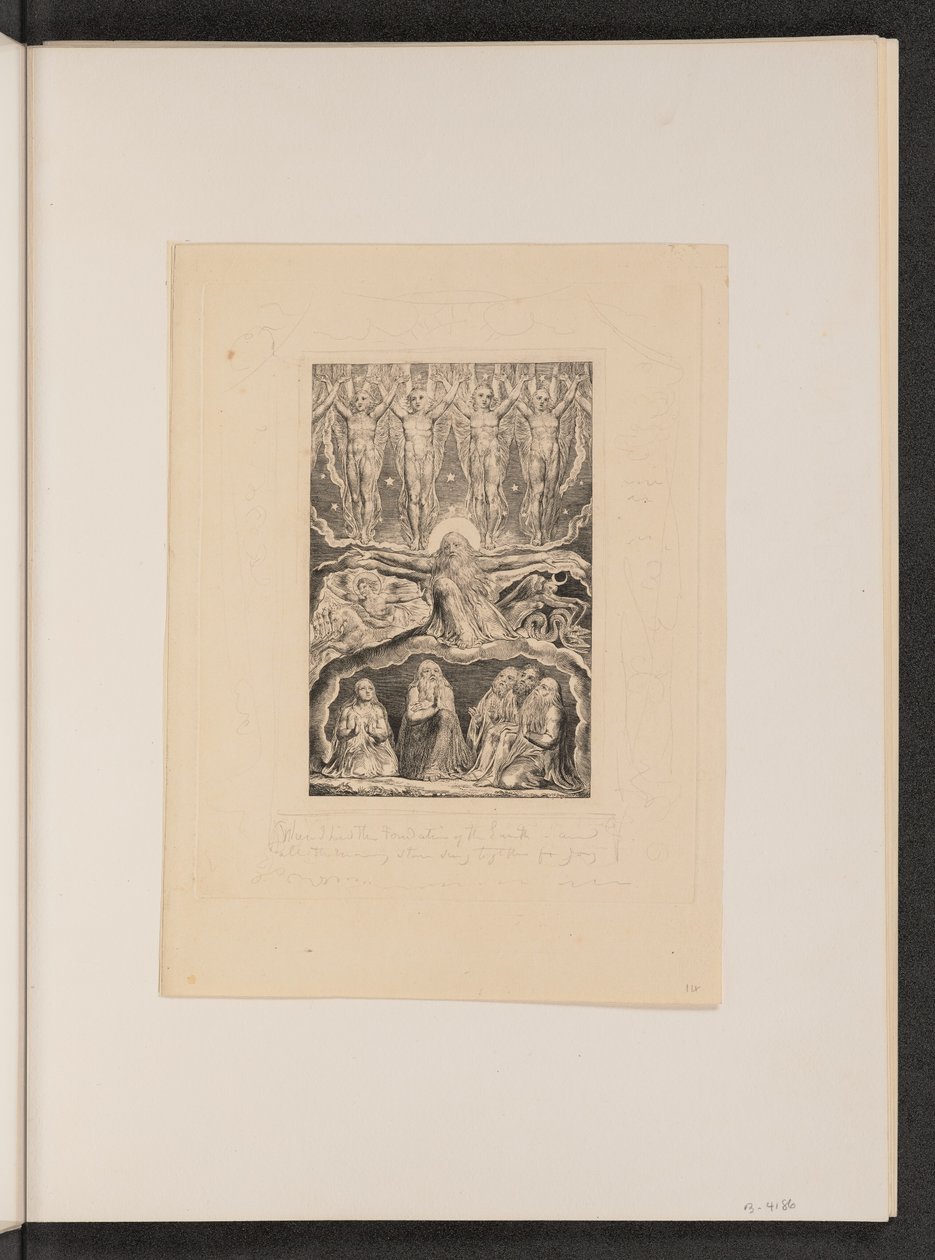 Když jitřní hvězdy zpívaly spolu, 1825. od William Blake