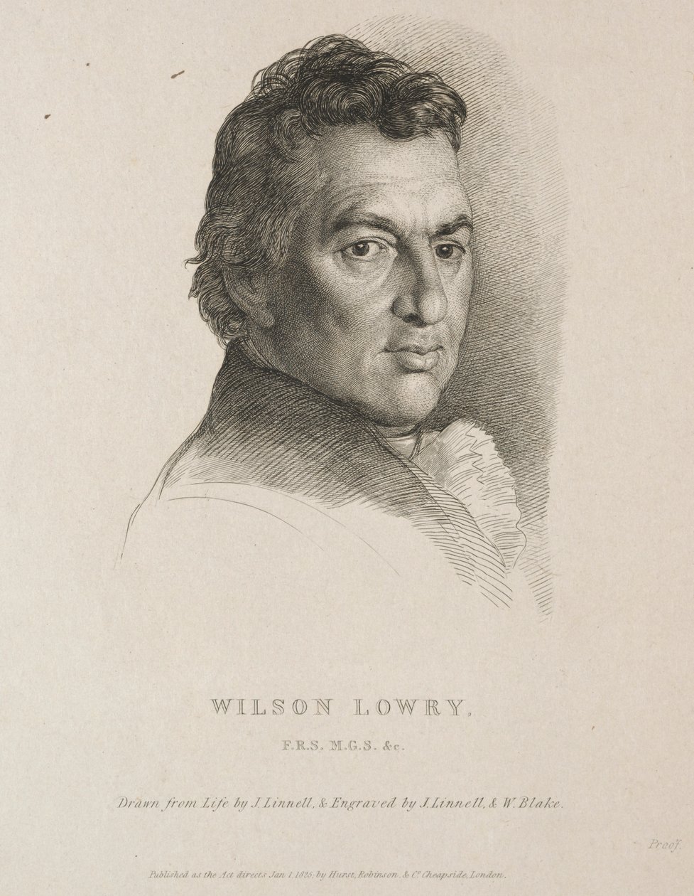 Wilson Lowry, 1825. od William Blake