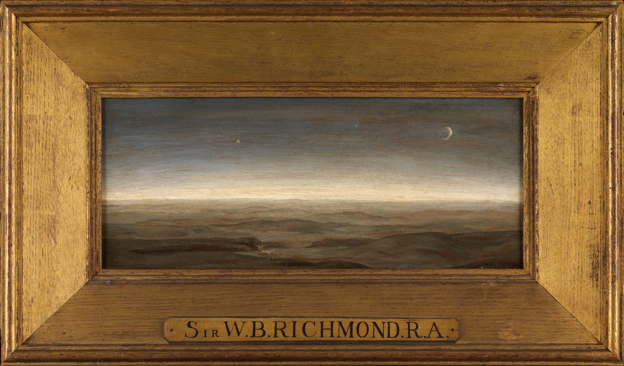 Kentaur by Moonlight, Morea (olej na panelu) od William Blake Richmond