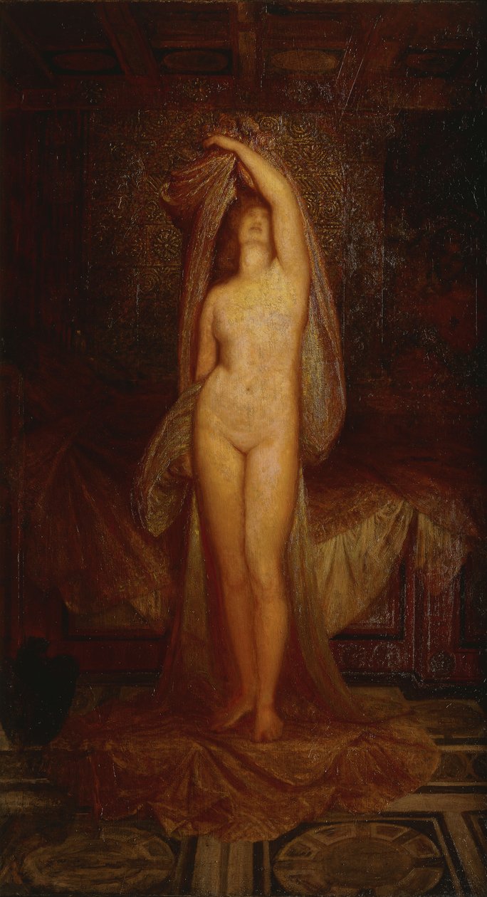 Alegorická ženská postava, od William Blake Richmond