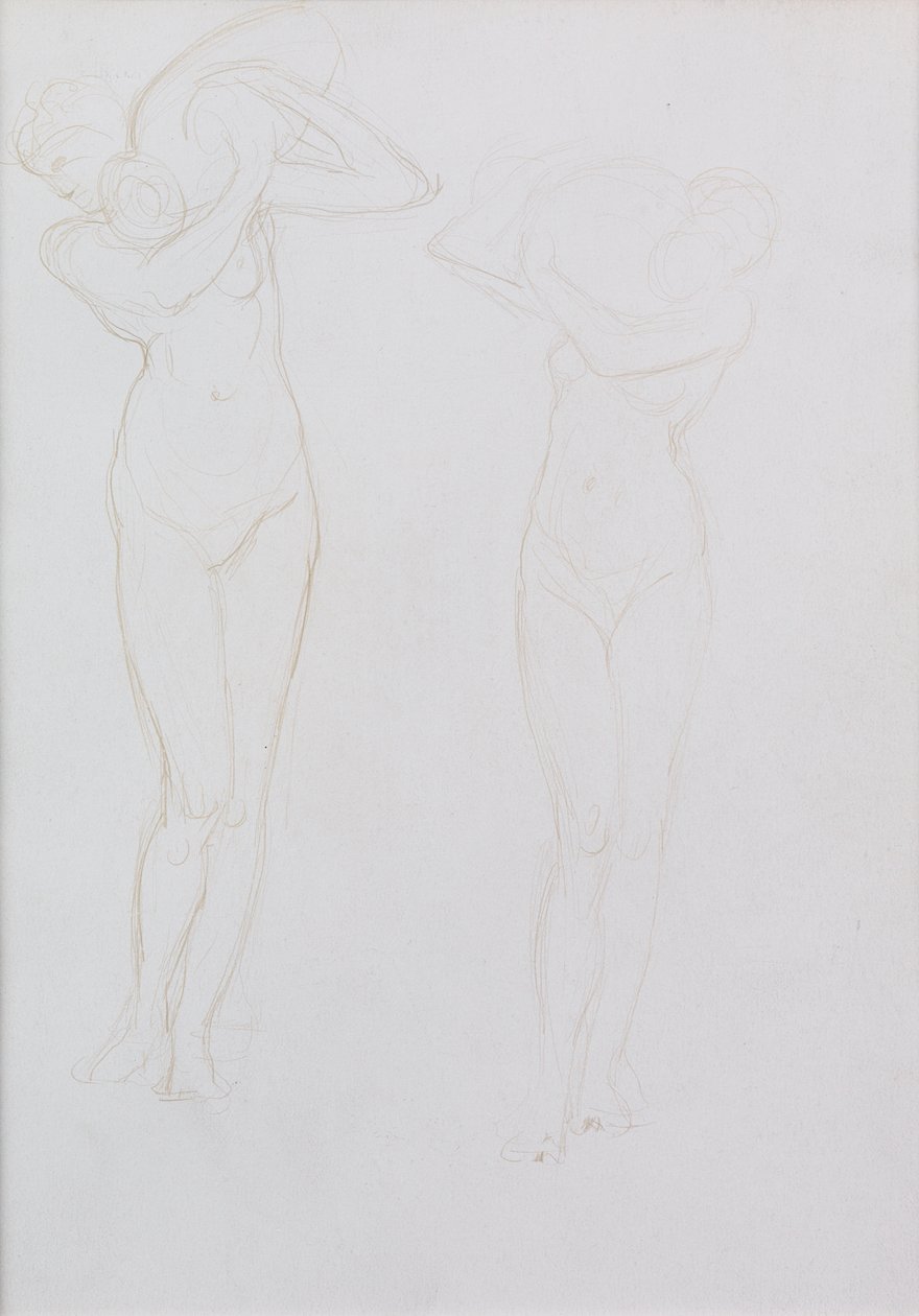 Studium (metalpoint) od William Blake Richmond