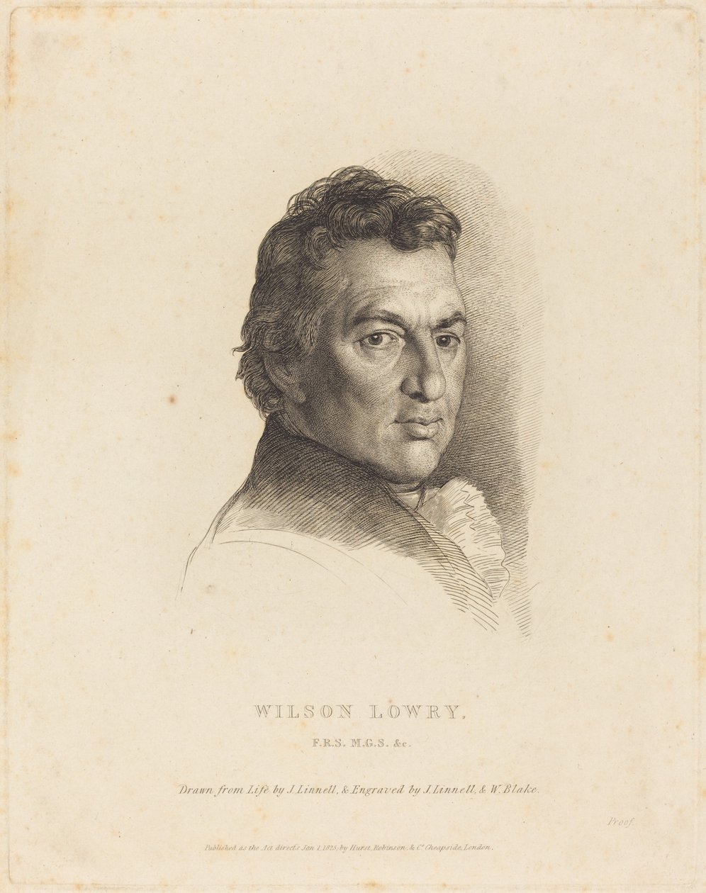 Wilson Lowry od William Blake after John Linnell