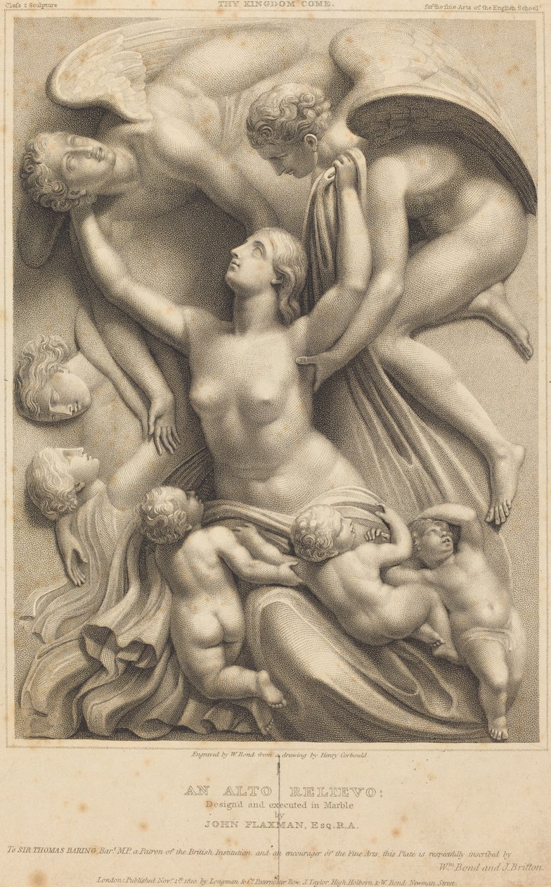 Přijď království tvé (Památník sira Thomase Bartinga) od William Bond after Henry Corbould after John Flaxman