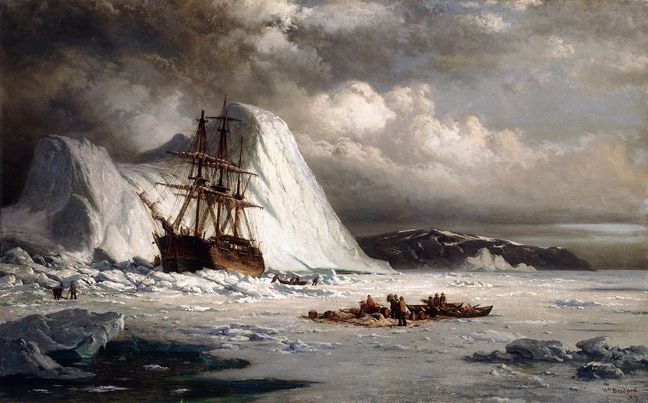 Ledová loď, od William Bradford