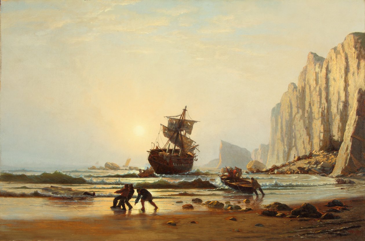 Ztroskotání u Labradoru 1867 (olej na plátně) od William Bradford