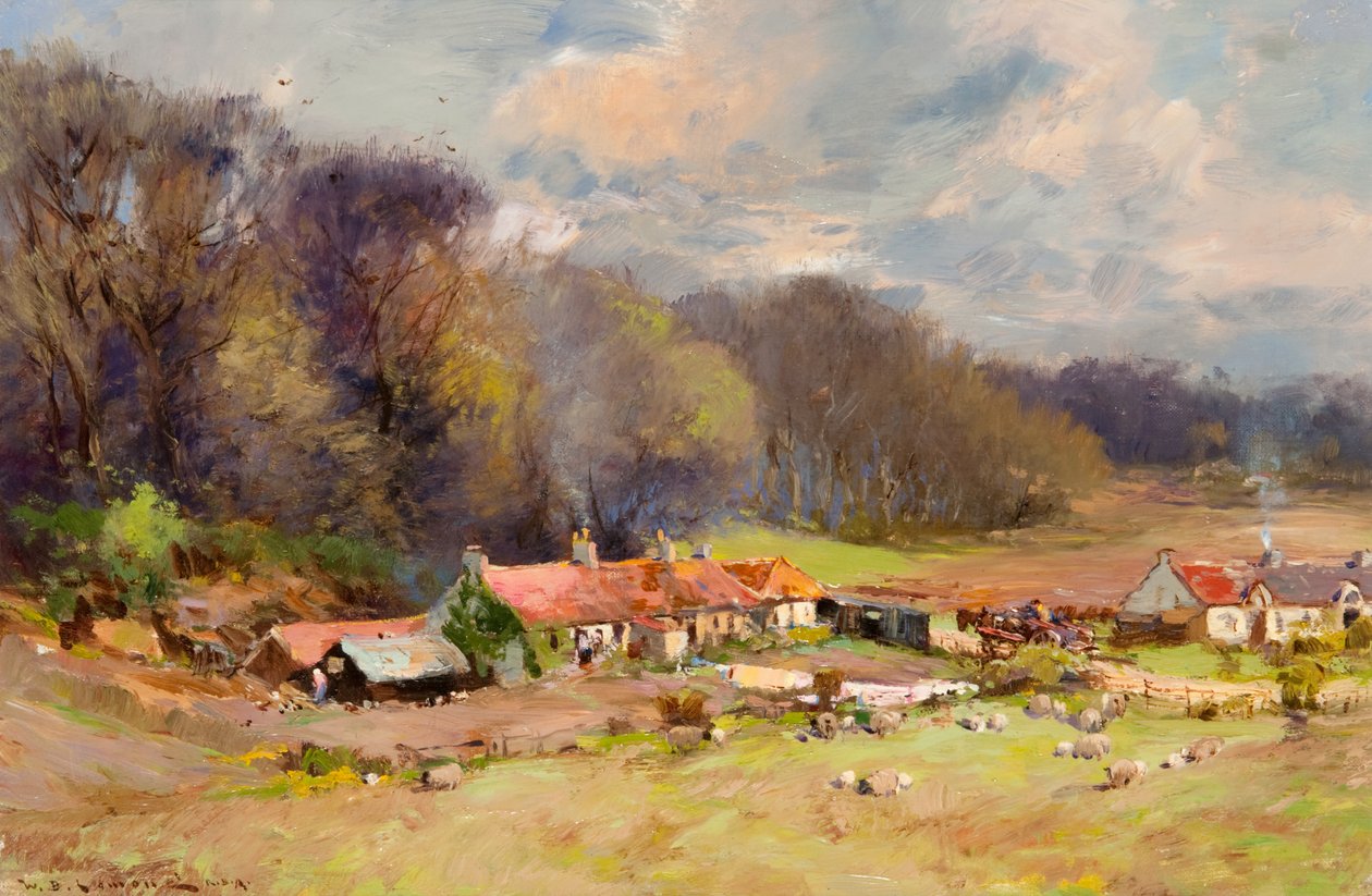 Bog Earn, Fife [nebo Fife Scene] od William Bradley Lamond