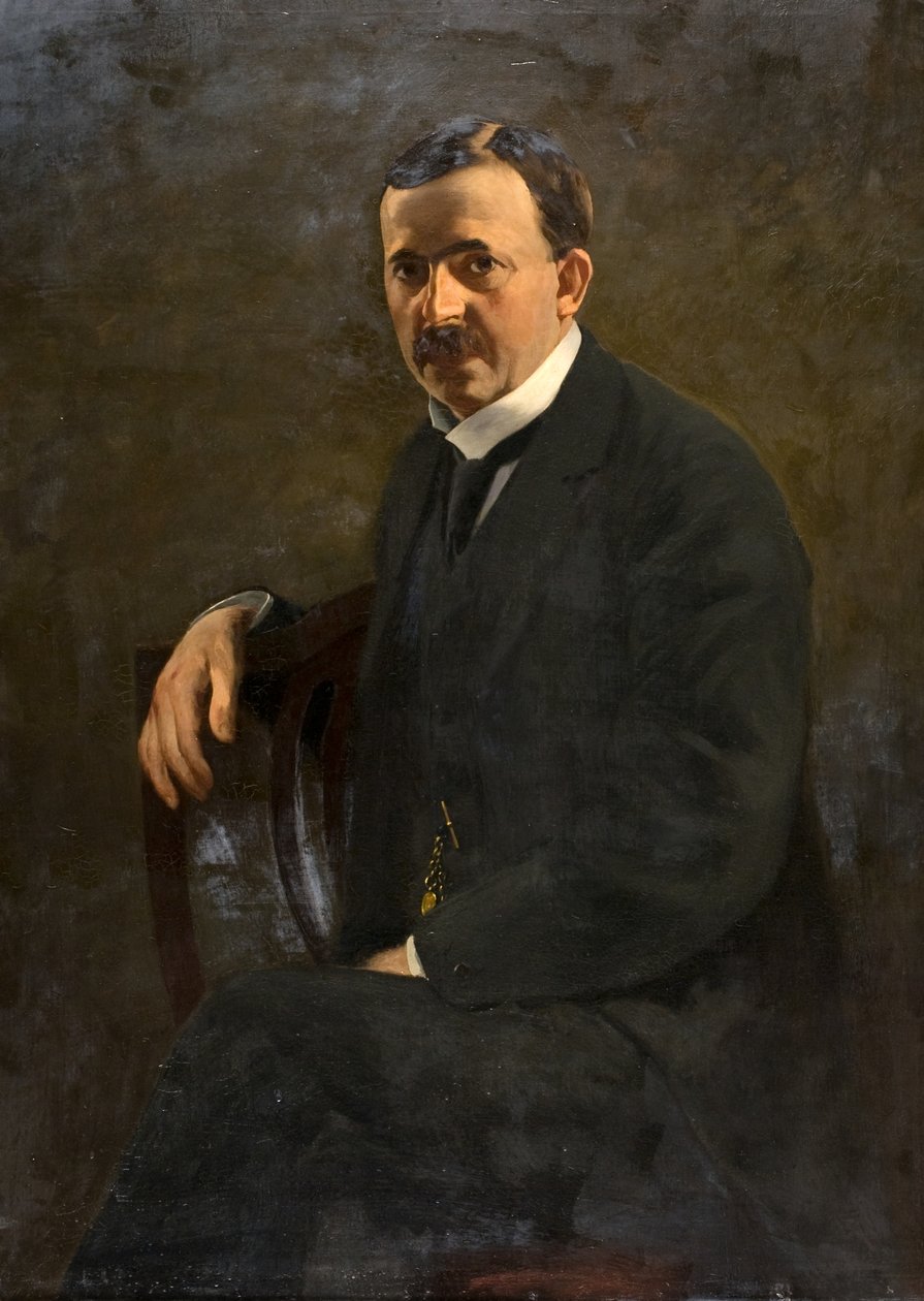Dr George Lawrence, kolem roku 1913 (olej na plátně) od William Bradley Lamond
