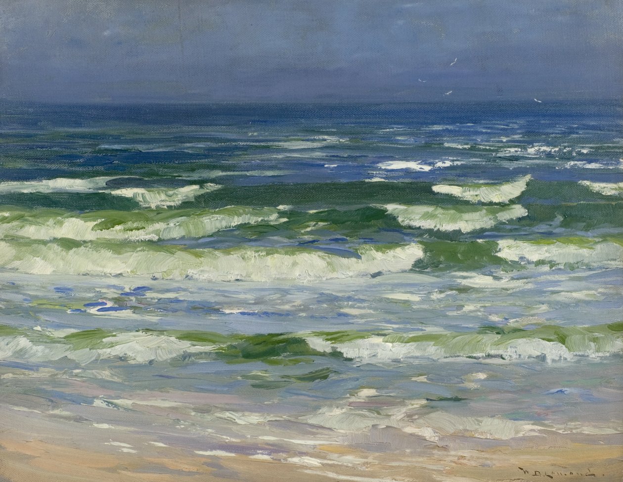 Sea Piece: Floors Bay Near Auchmithie (olej na plátně) od William Bradley Lamond