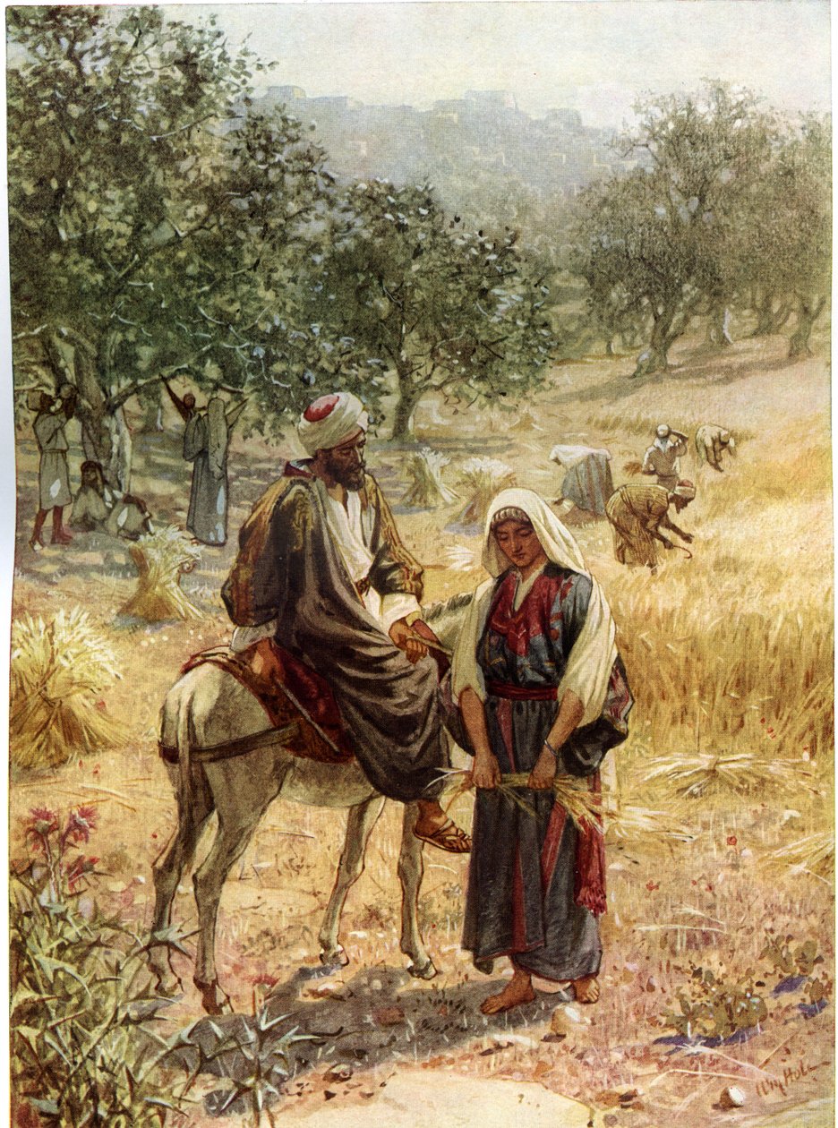 Boaz a Ruth - Bible od William Brassey Hole