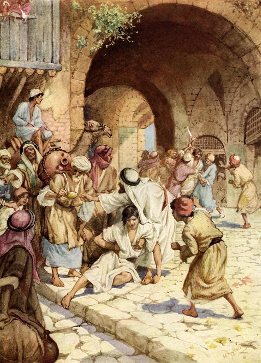 Založení biblického města útočiště - Bible od William Brassey Hole