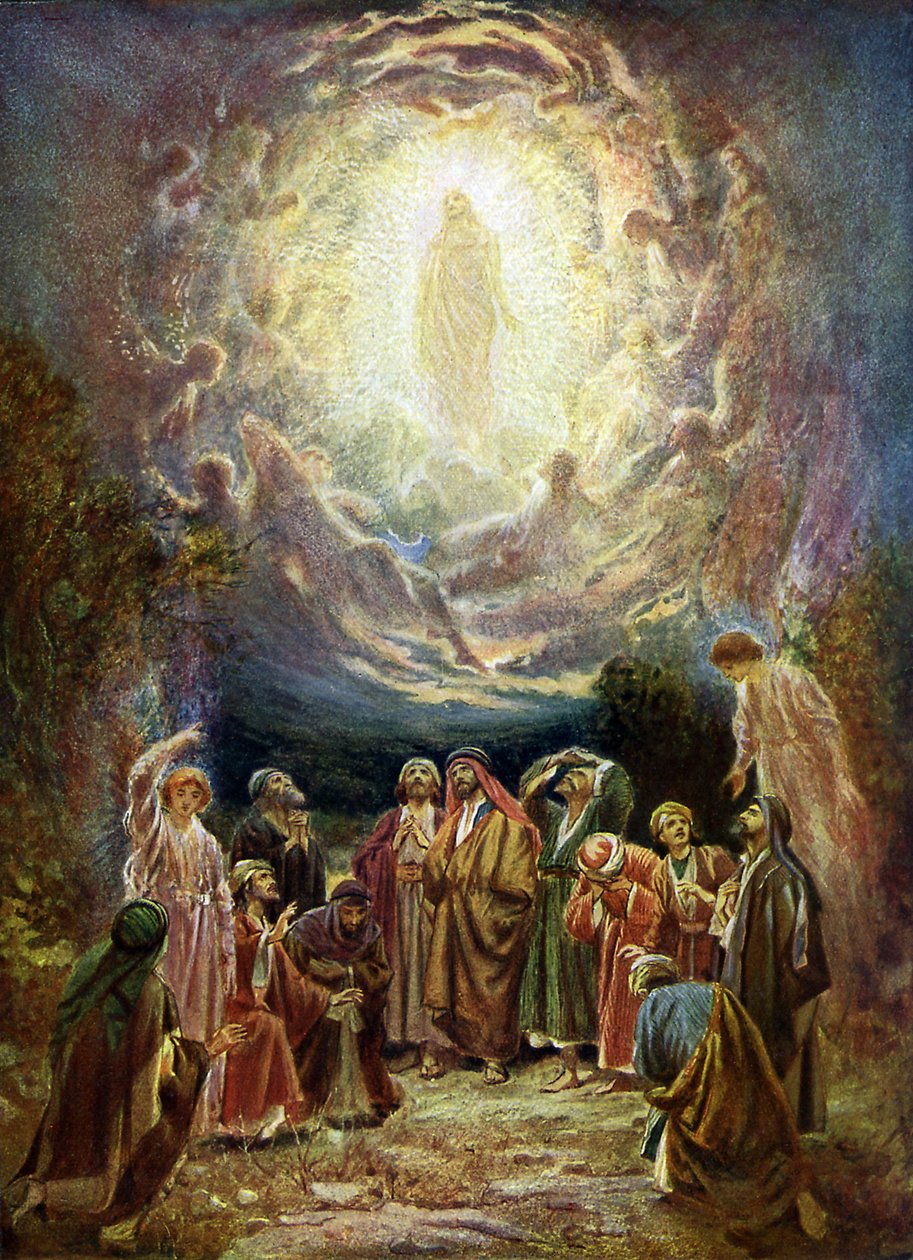 Ježíš vystupuje do nebe - Bible od William Brassey Hole