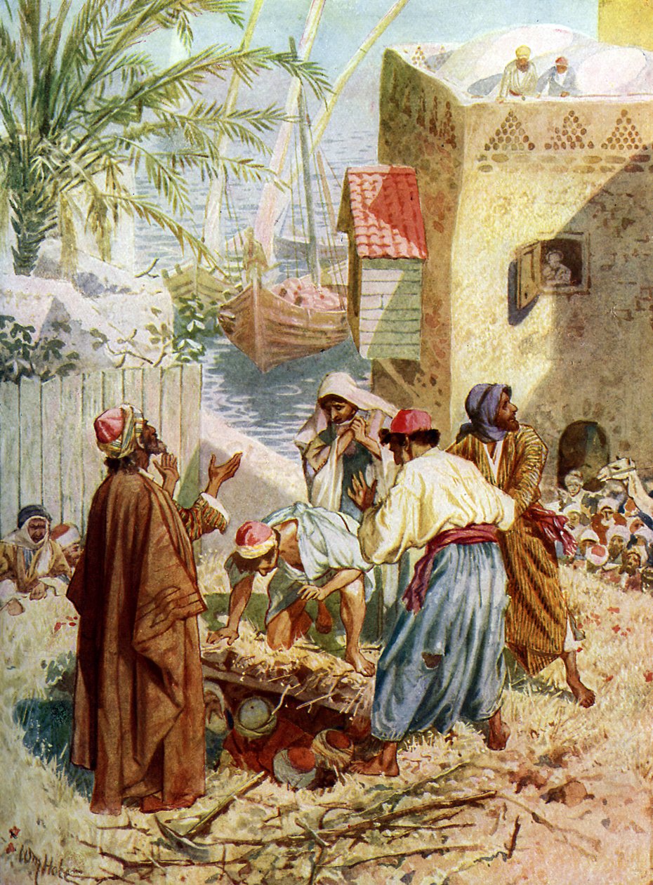 Ježíš uzdravuje ochrnutého muže - Bible od William Brassey Hole