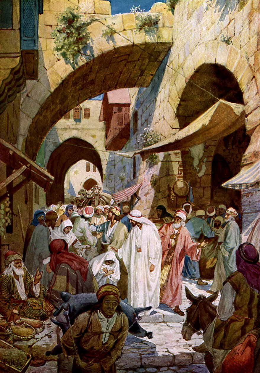 Ježíš uzdravuje nemocnou ženu - Bible od William Brassey Hole