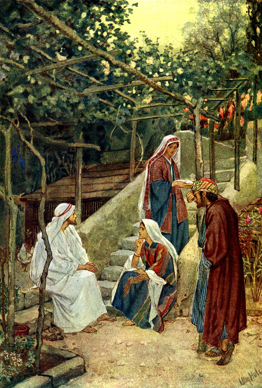 Ježíš v domě Marty - Bible od William Brassey Hole