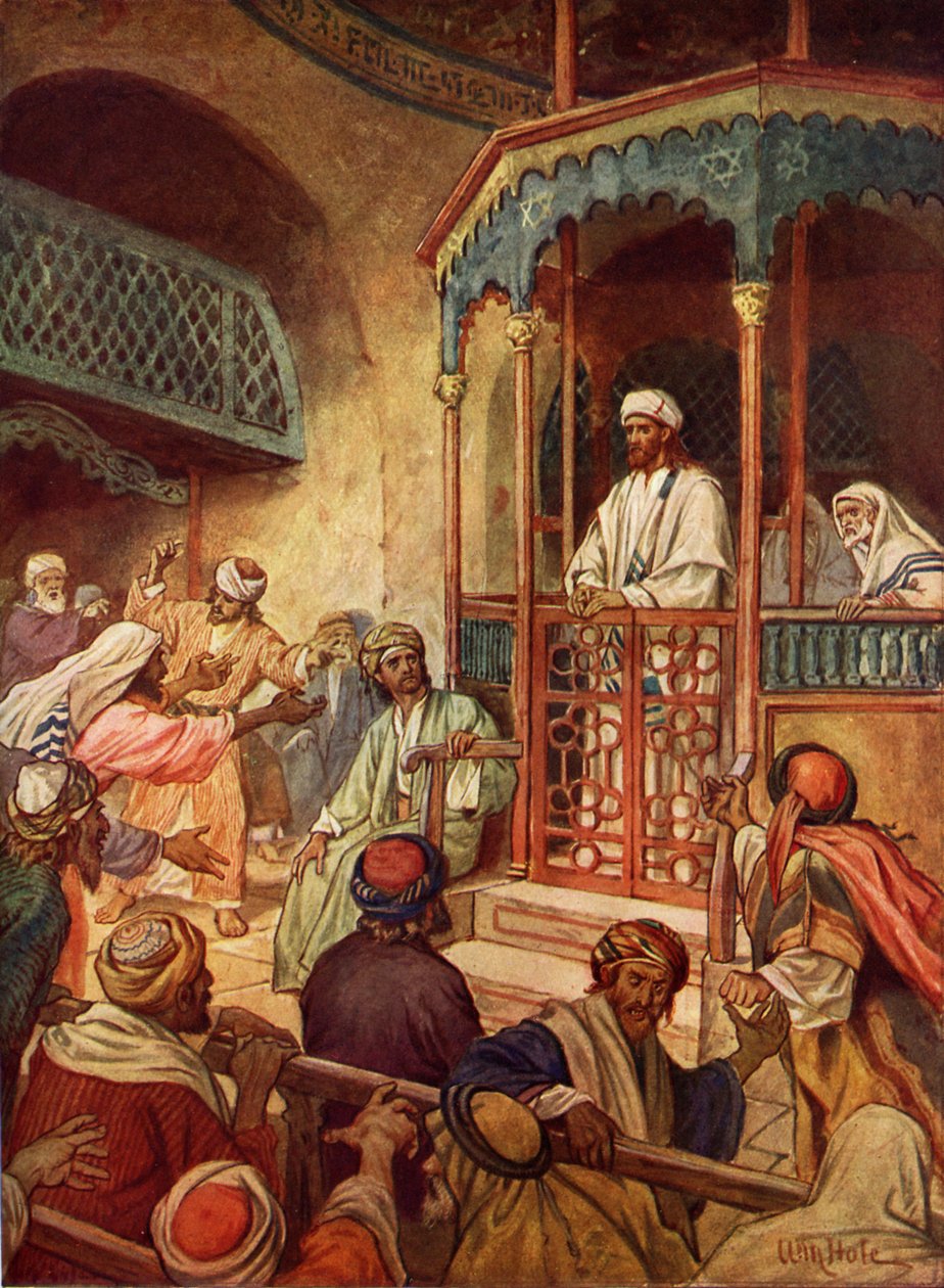 Ježíš je odmítnut v Nazaretu - Bible od William Brassey Hole