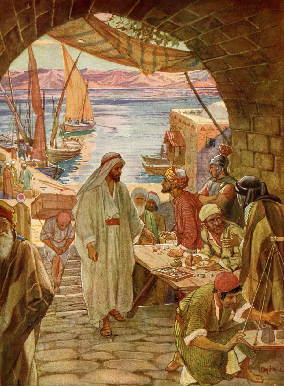 Matouš (Levi) je povolán, aby se stal učedníkem - Bible od William Brassey Hole
