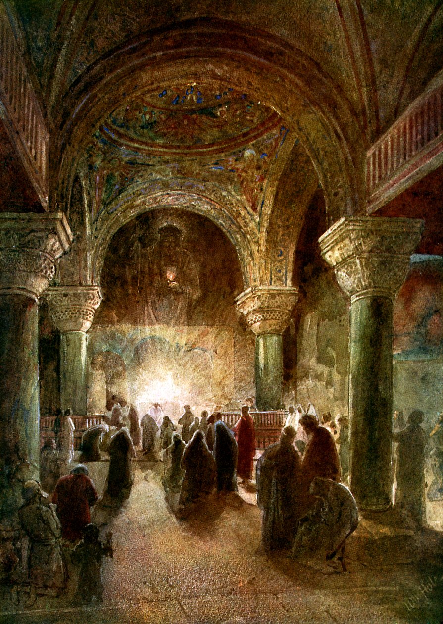 Duch svatý bdí nad shromážděním -Bible od William Brassey Hole