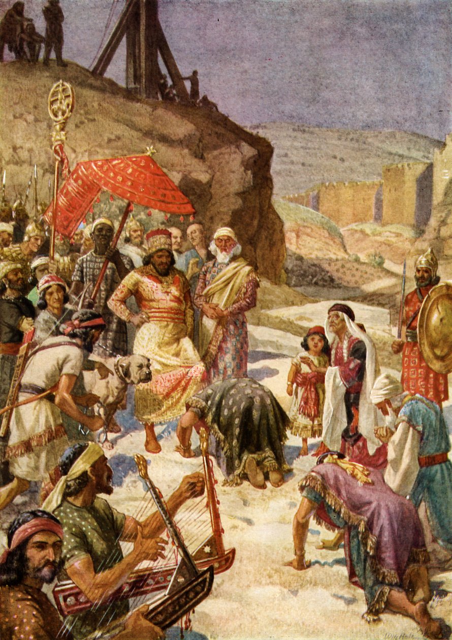 Poddanství Jójakína Koniáše - Bible od William Brassey Hole