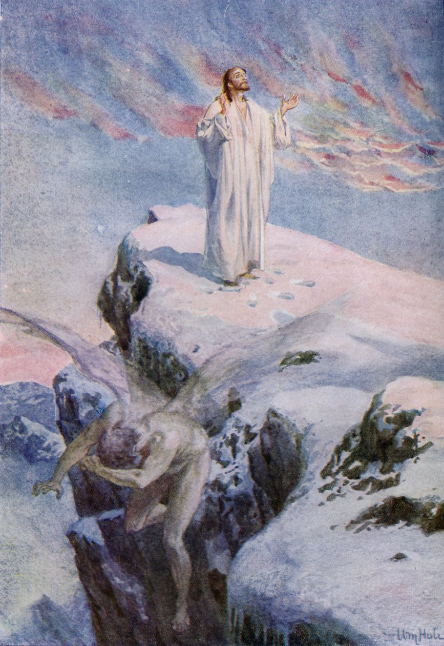 Pokušení Ježíše - Bible od William Brassey Hole
