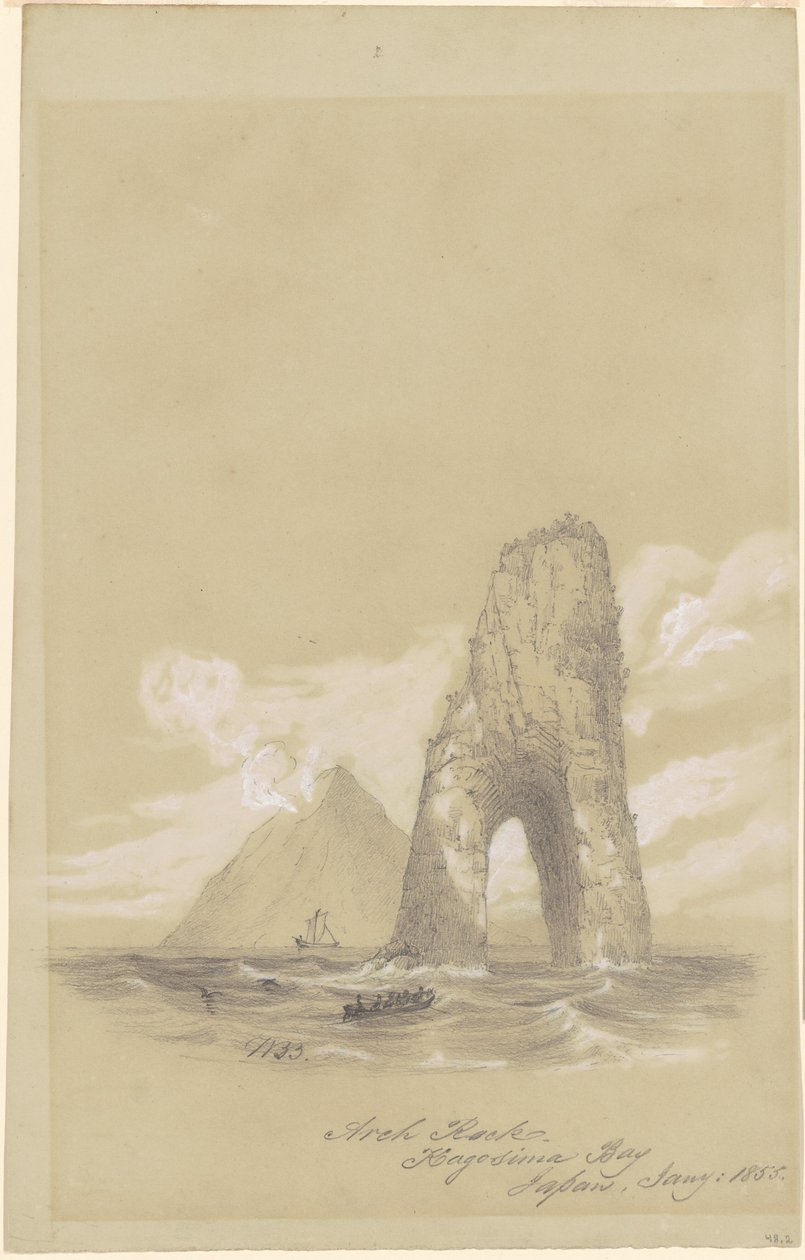 Arch Rock, Kagoshima Bay, Japonsko od William Brenton Boggs
