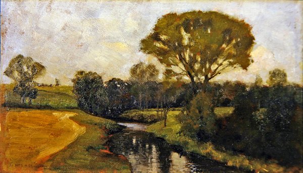 Tichý proud (olej na palubě) od William Bright Morris