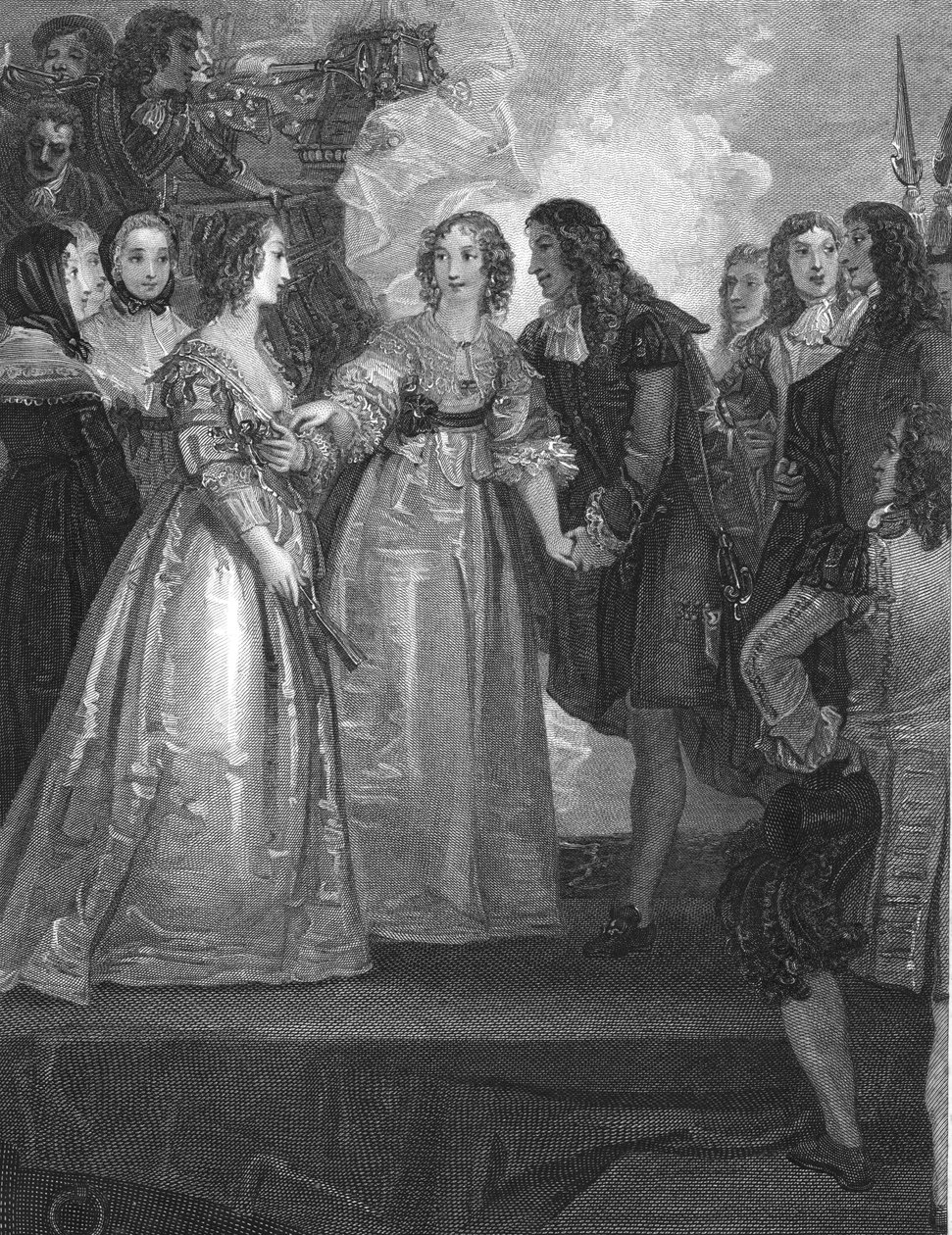 Charles II přijímá vévodkyni z Orleansu v Doveru, 1670, 1804 od William Bromley