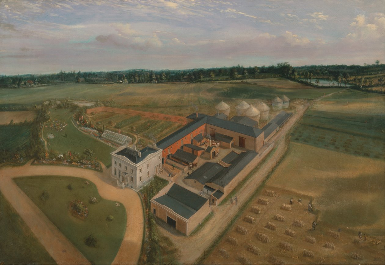 Tiptree Hall and Farm, Essex od William Brown