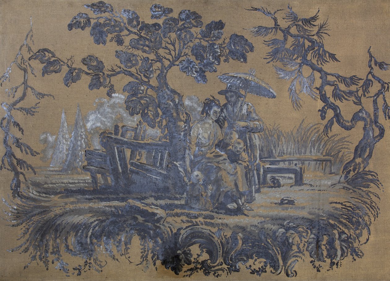 Chinoiserie (olej na plátně) od William Bruce Ellis Ranken