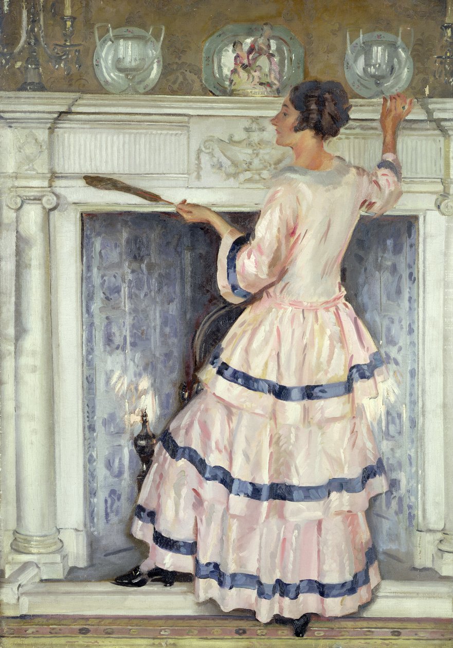 Paní Kelseyová v růžovém od William Bruce Ellis Ranken