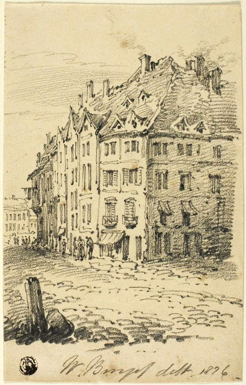 Městská ulice od William Burges