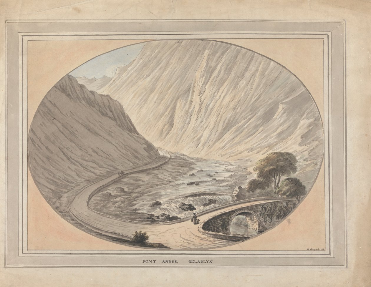 Pont, ale Glaslyn od William Burgess