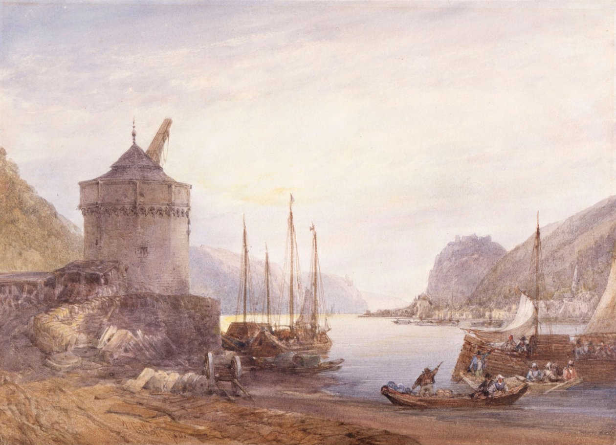 Andernach na Rýně od William Callow