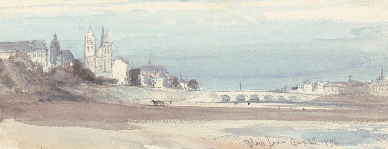 Blois na Loiře od William Callow