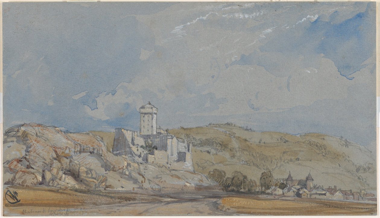 Zámek v Lourdes od William Callow