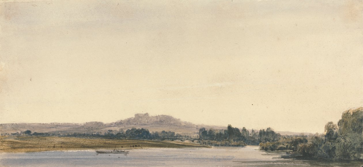 Mont-Valérien z Bois de Boulogne od William Callow