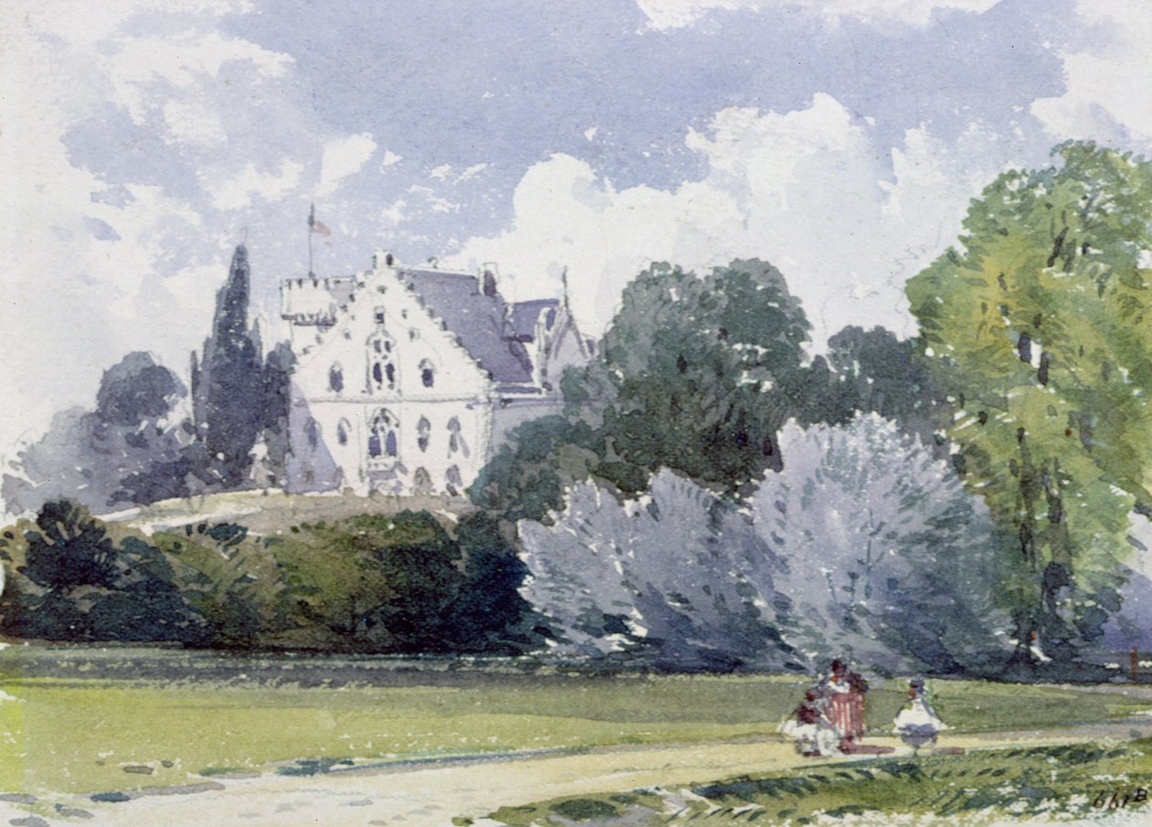 Suvenýry z Rosenau, rodiště HRH Prince Consort, manžela královny Viktorie od William Callow
