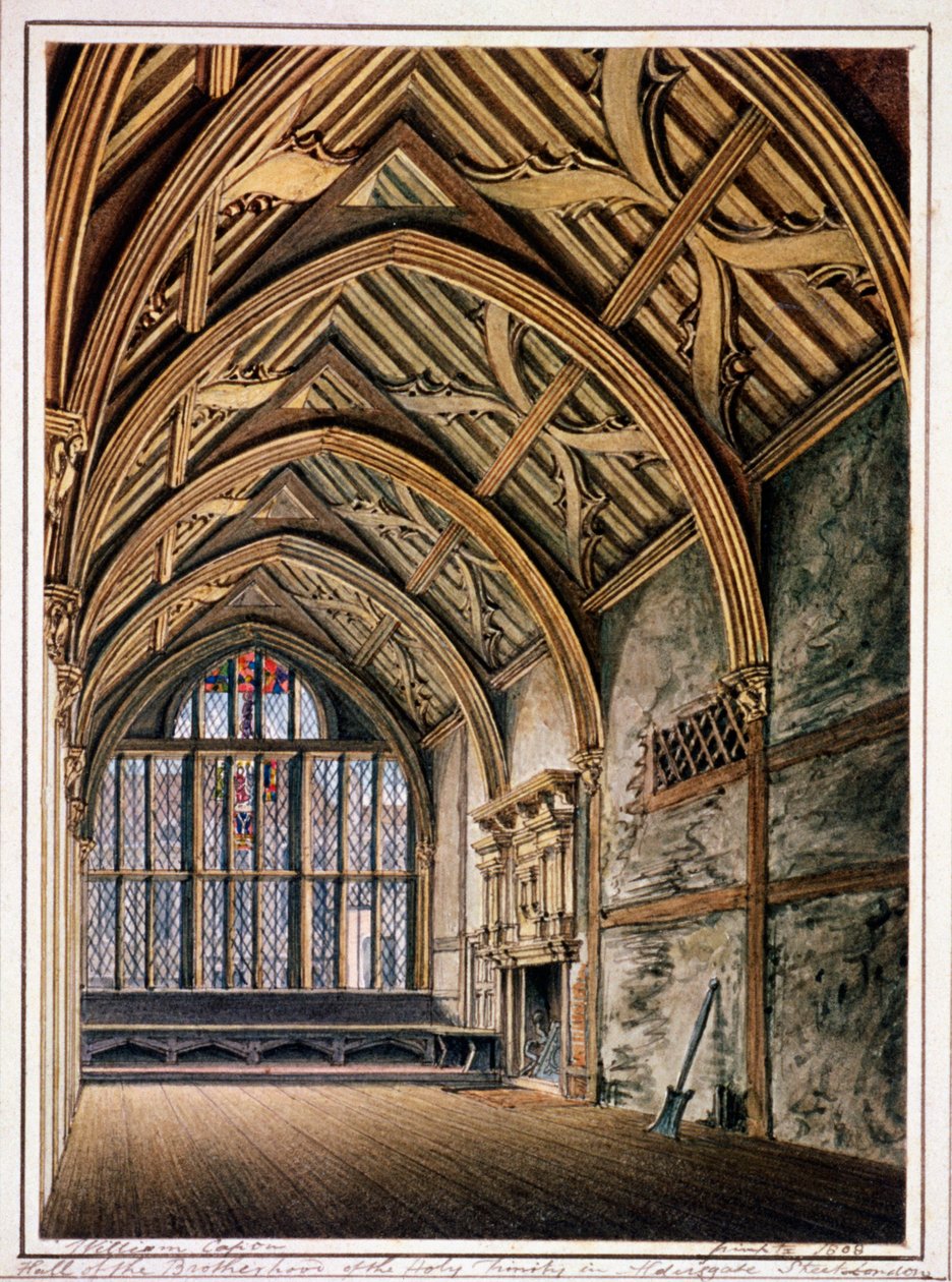 Trinity Hall, Londýn, 1808 od William Capon