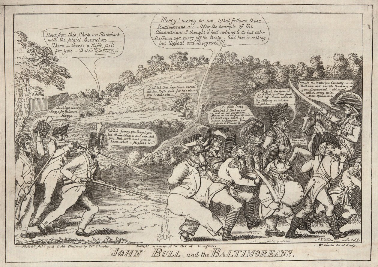 John Bull a Baltimorané od William Charles