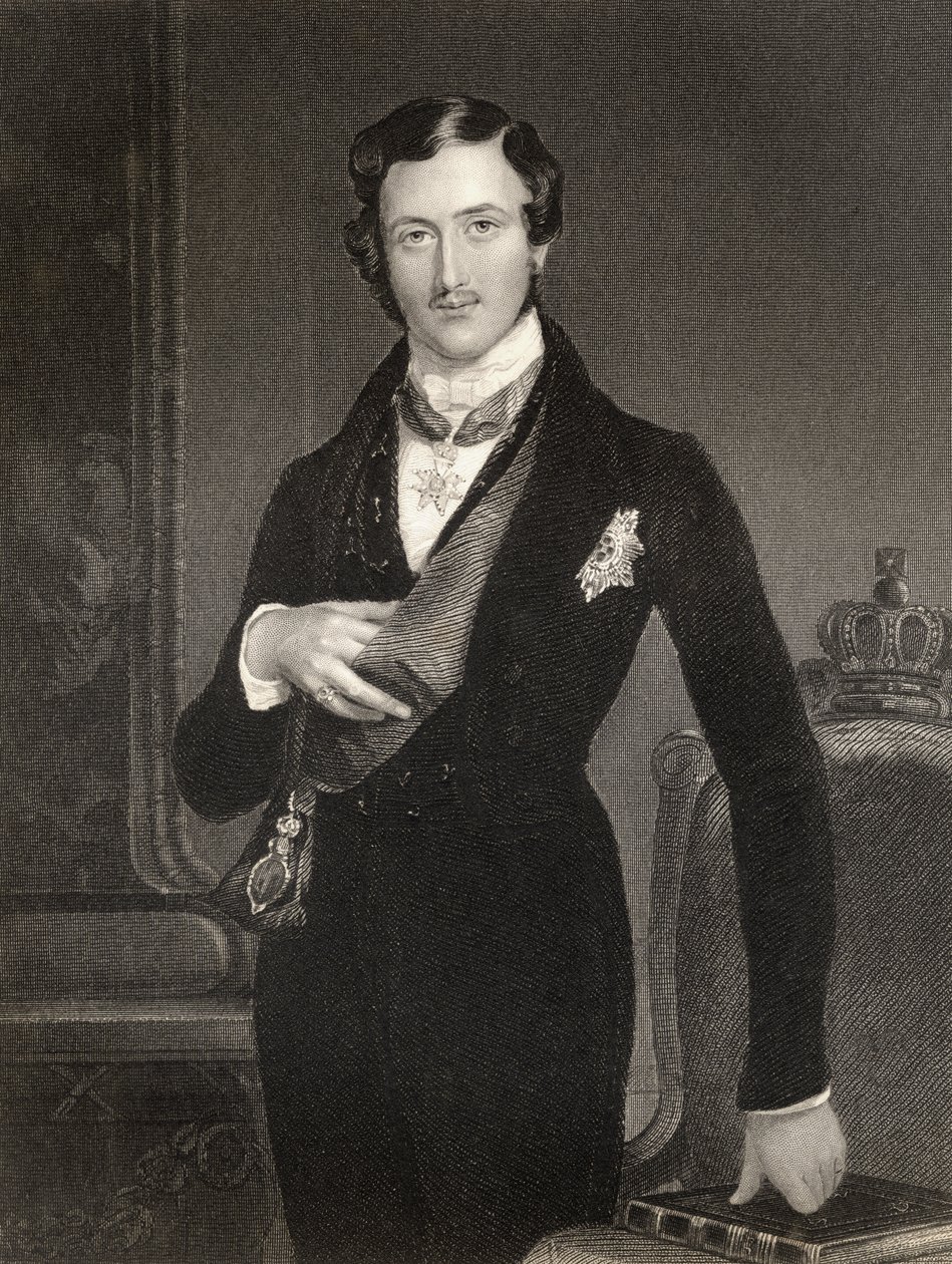 Albert Prince Consort of Great Britain, vyrytý W. Hollem, z 