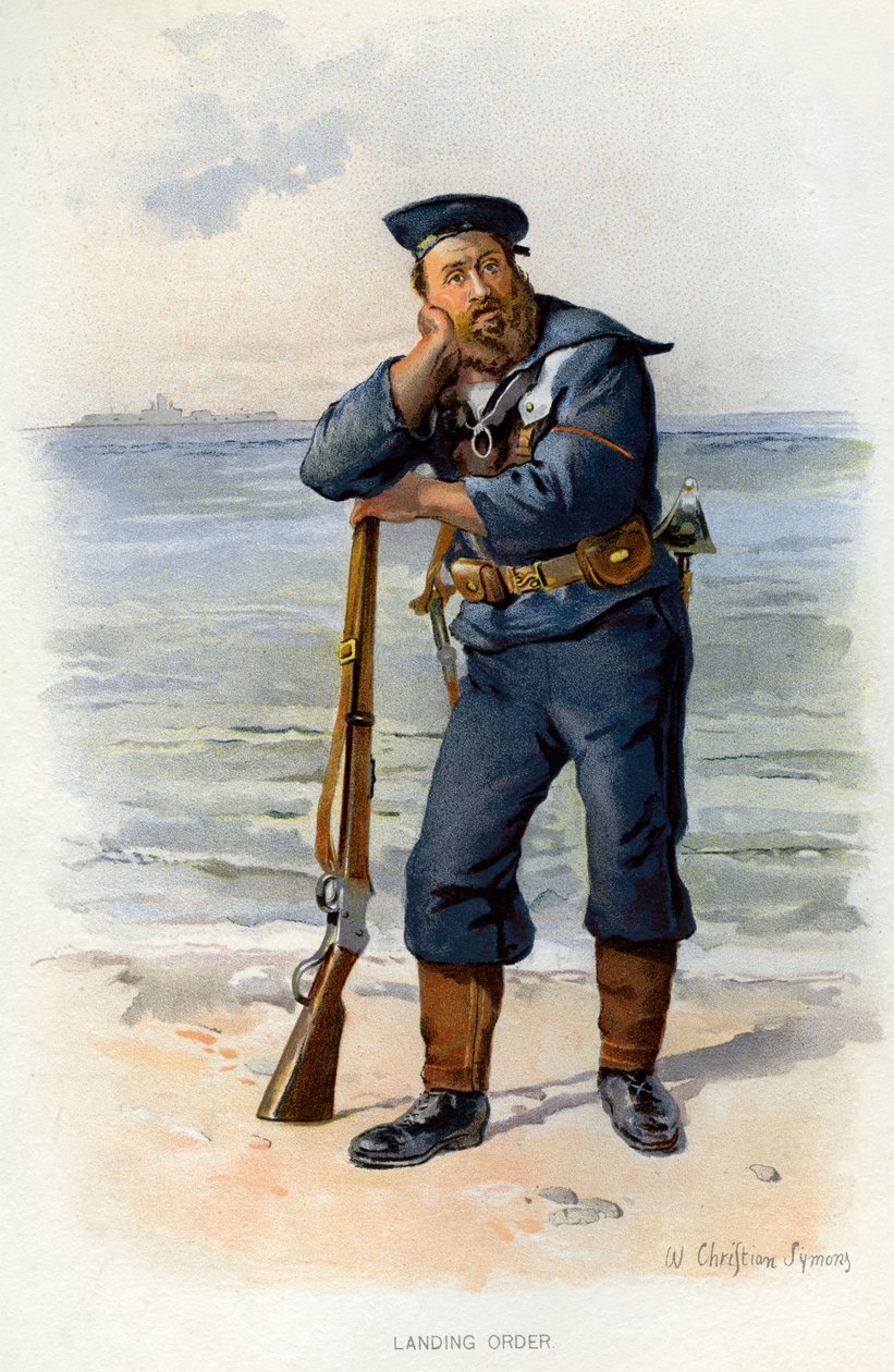 Příkaz k přistání, c1890-c1893. od William Christian Symons