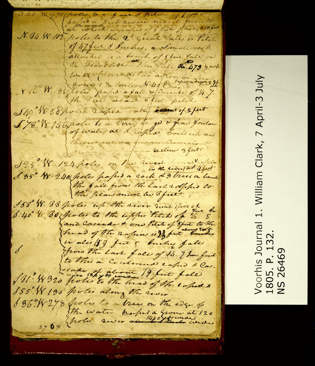 S. 40 W. 970 pólů k pádu a náklonu. . . . od William Clark
