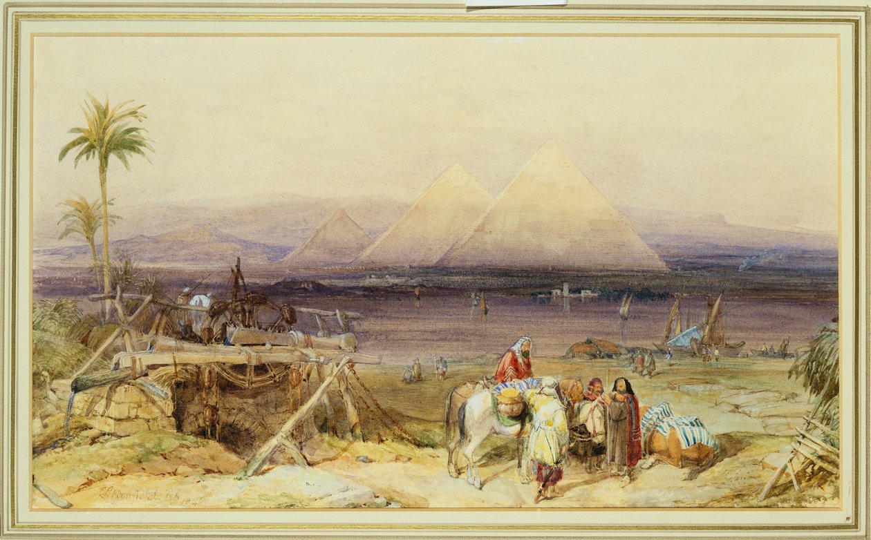 Na Nilu, Egypt, 1846 od Clarkson Frederick Stanfield