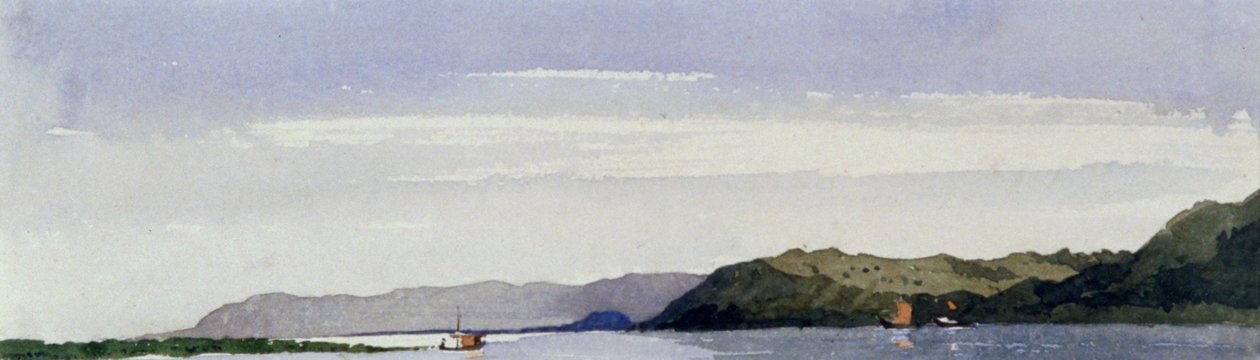 „Rajmahal Hills from above“, Indie, 1843 od William Clerihew