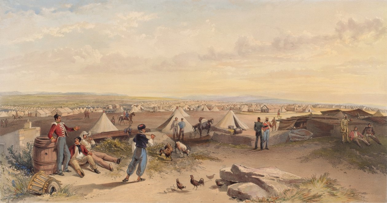 ?Tábor 4. divize 15. července 1855? od William Crimea Simpson