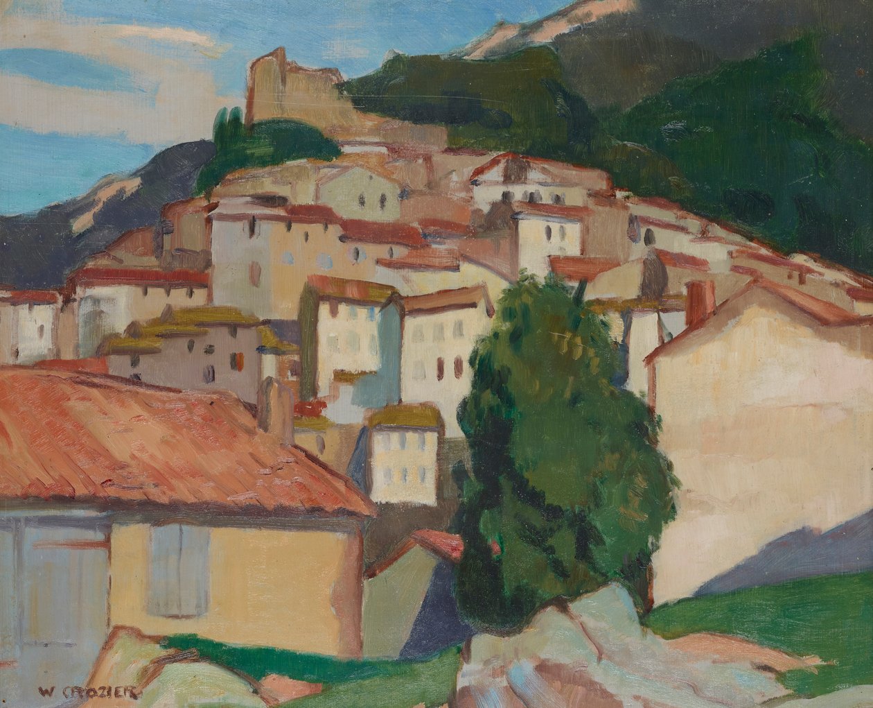 Bormes (olej na desce) od William Crozier