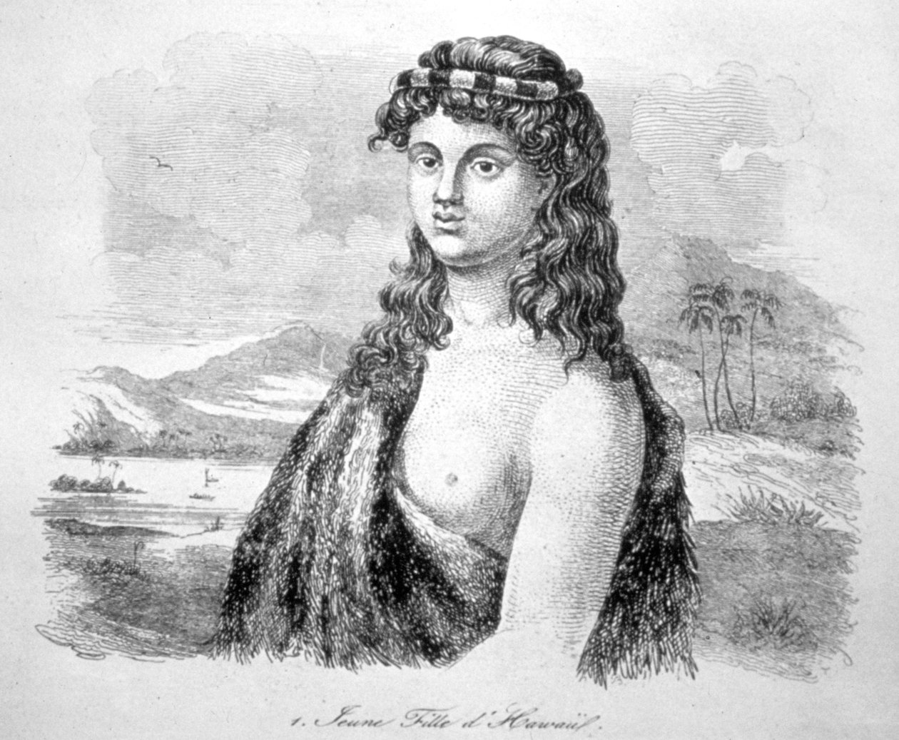 Mladá dívka z ostrova Havaj, c1824. od William Dampier